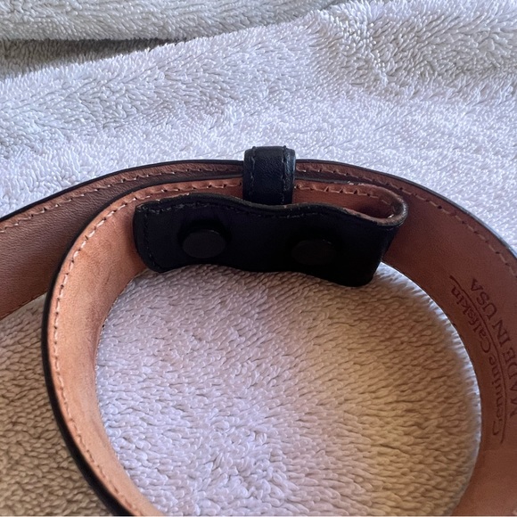 Tiffany & Co. Skinny Black Leather Belt Kit. - size 34 main image 6